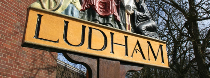Ludham Village Sign in Norfolk