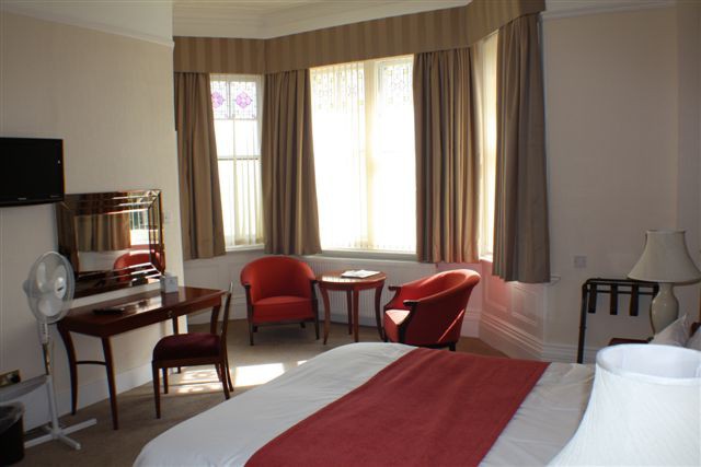 Elegant bedroom in the Manor Hotel in Mundesley Norfolk