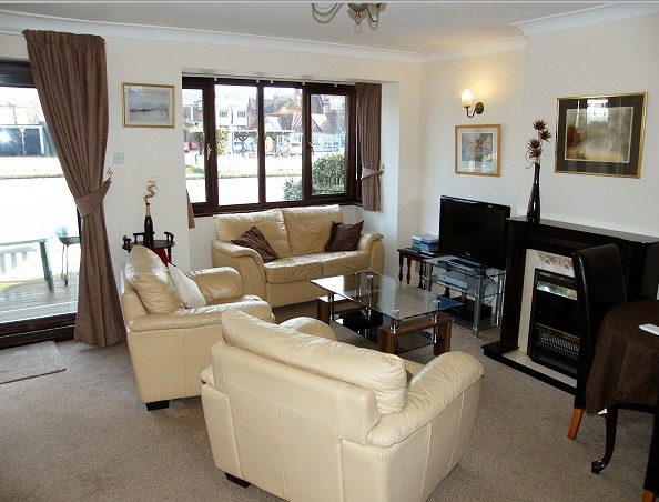 Living Room In Wroxham Cottages
