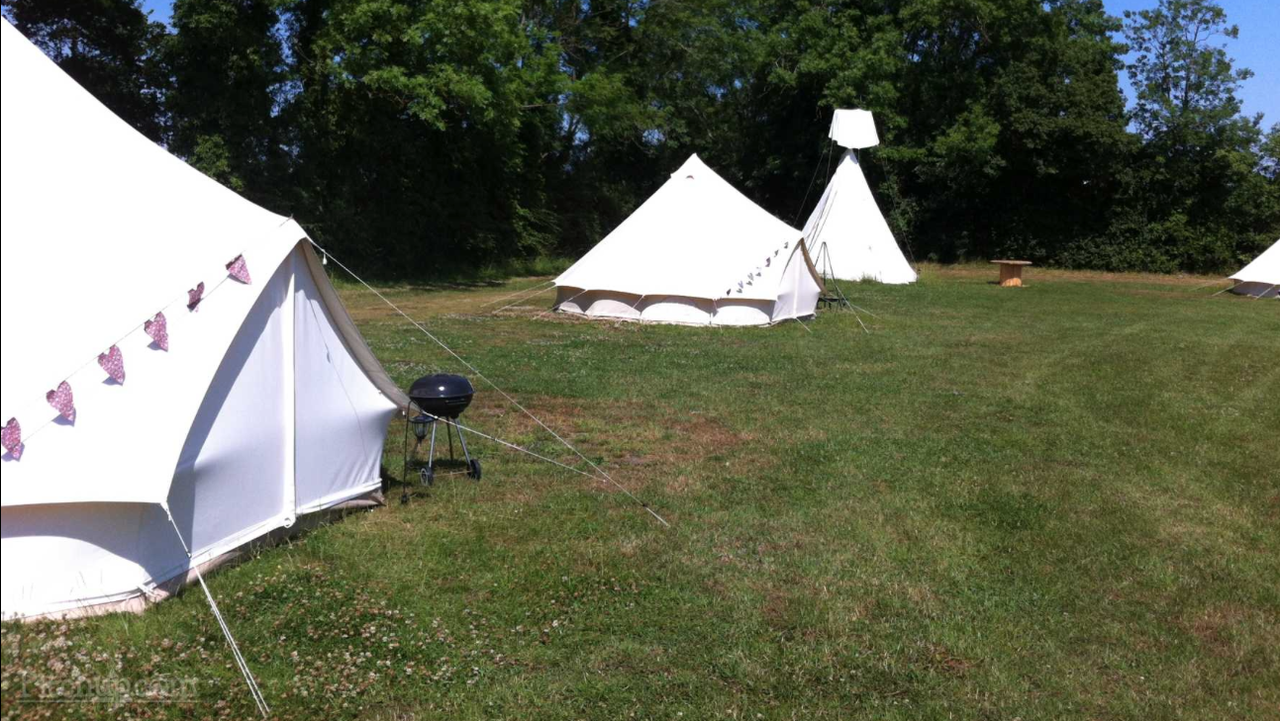 Park Farm Camping Bell Tents in Dereham Norfolk