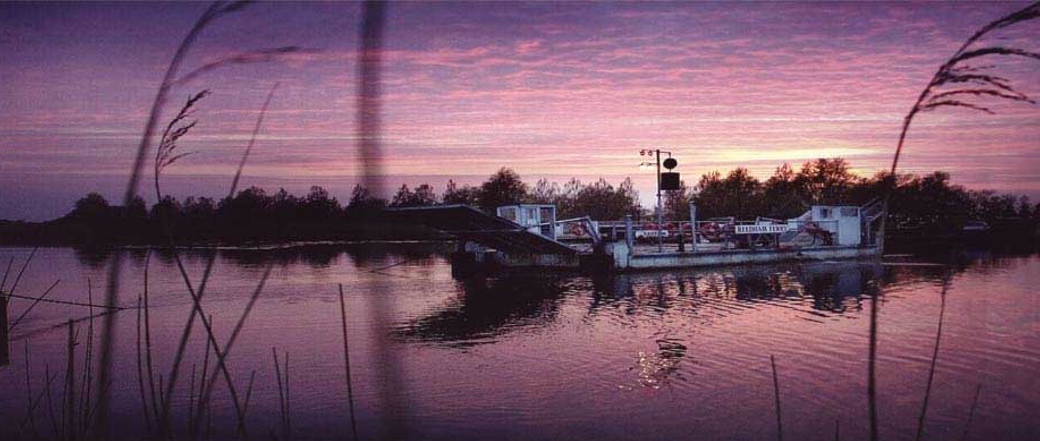 Sunset for the Reedham Ferry