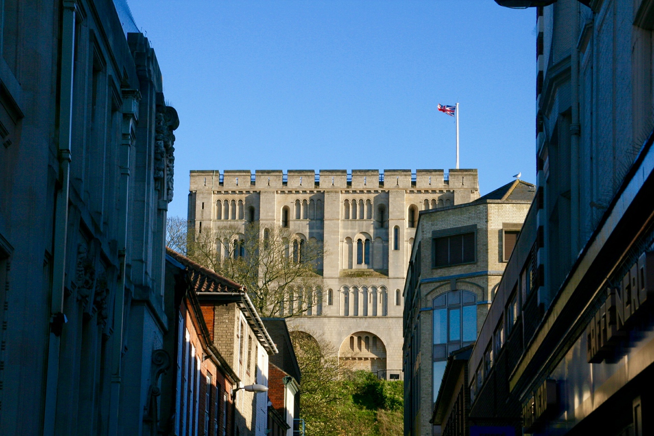 Norwich Castle Dominates the City