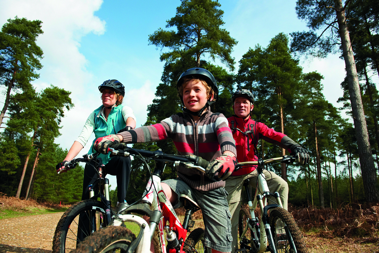 Biking at Hight Lodge Thetford