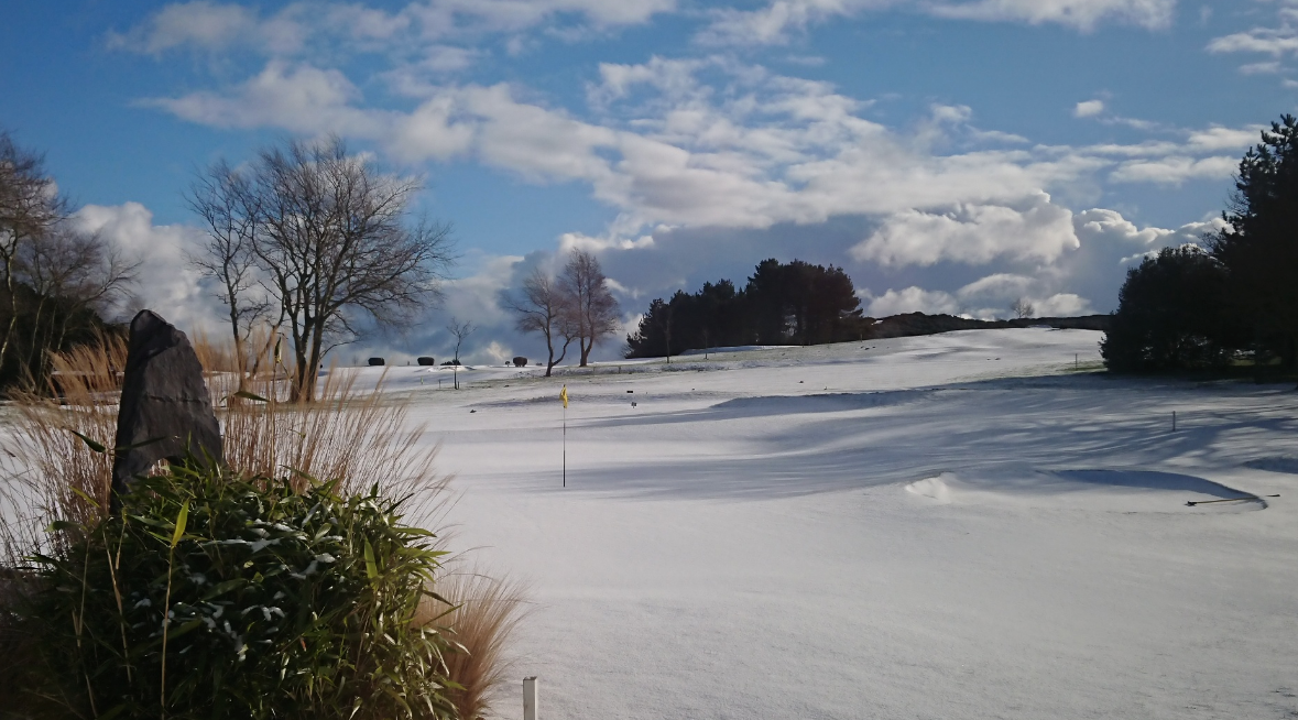 The Links Golf Course in Winter