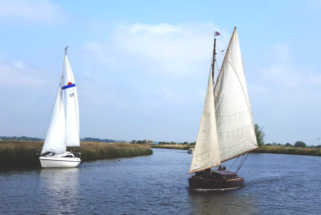 Sailing on The Norfolk Broads